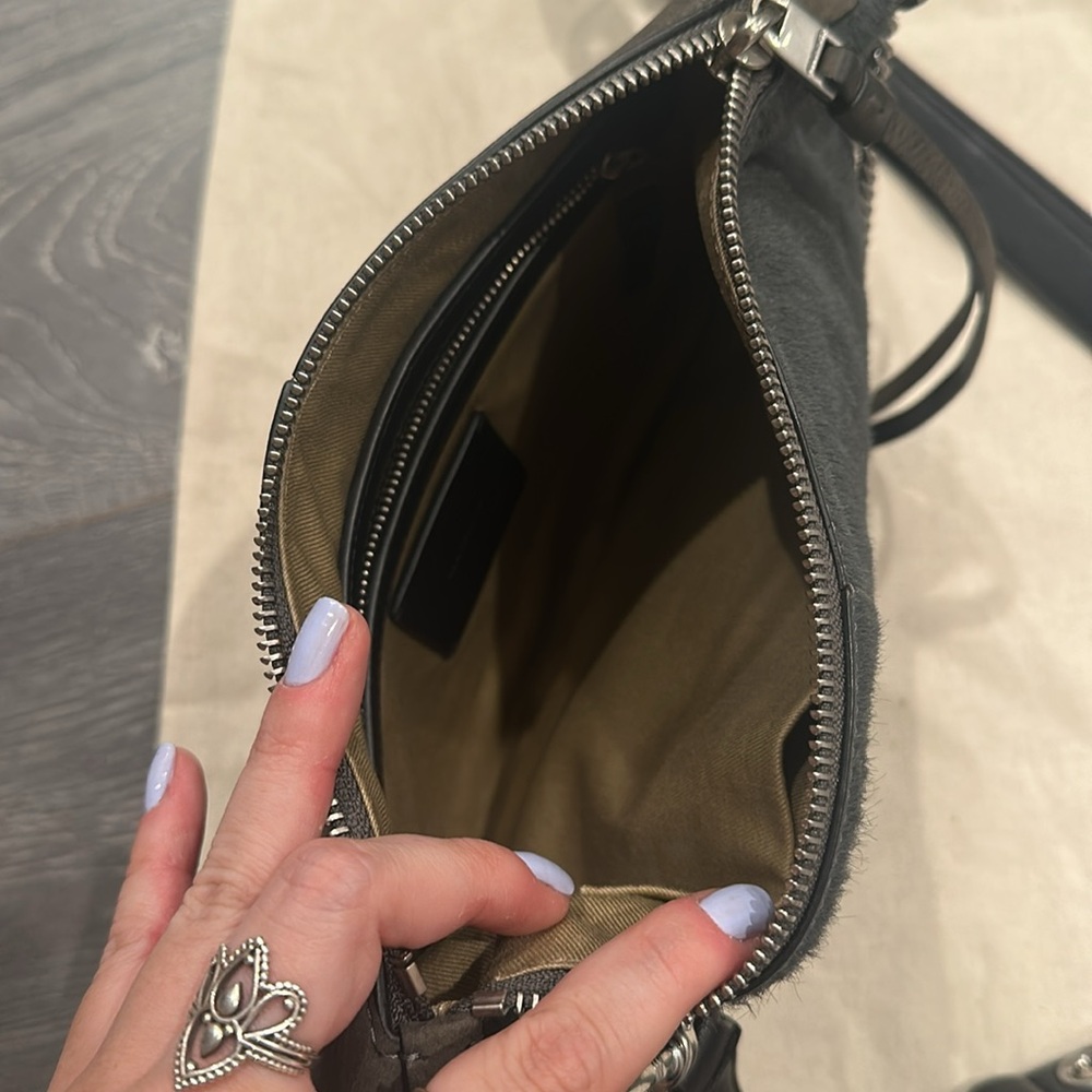 All Saints Calf Hair Bag w/ Chain - Picture 7 of 10